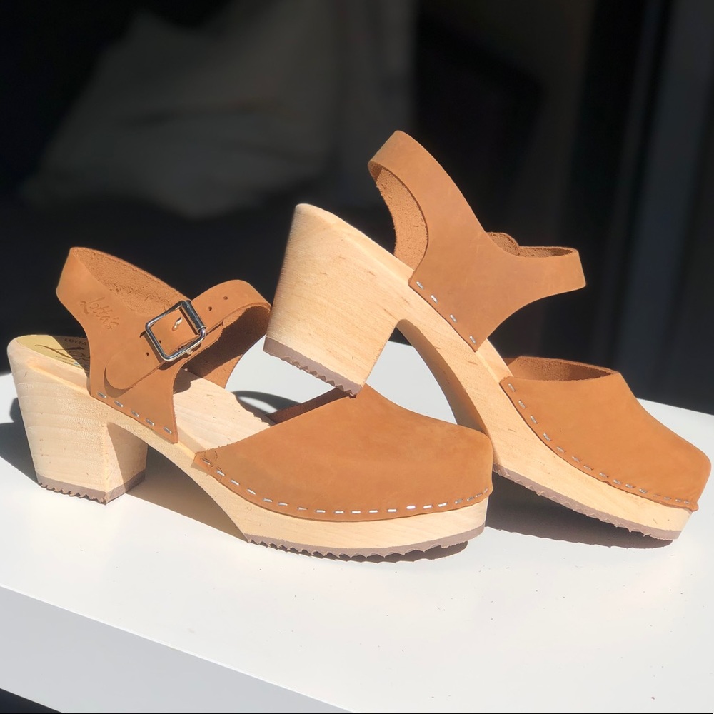 Lotta from Stockholm Highwood Heeled Clog